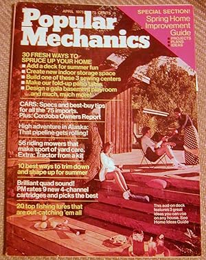 Bild des Verkufers fr Popular Mechanics April 1975 zum Verkauf von Hastings of Coral Springs