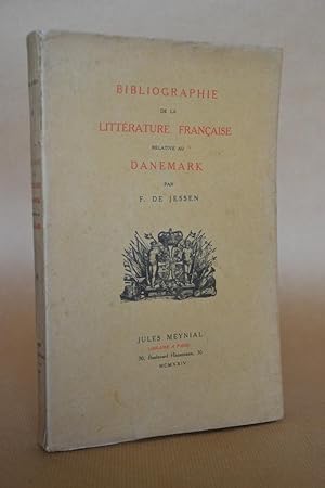 Imagen del vendedor de Bibliographie de la littrature franaise relative au Danemark [litterature francaise] a la venta por Librairie Raimbeau