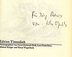 Seller image for Tintenfisch 9. Jahrbuch: Deutsche Literatur 1976. Quartheft. for sale by Fundus-Online GbR Borkert Schwarz Zerfa