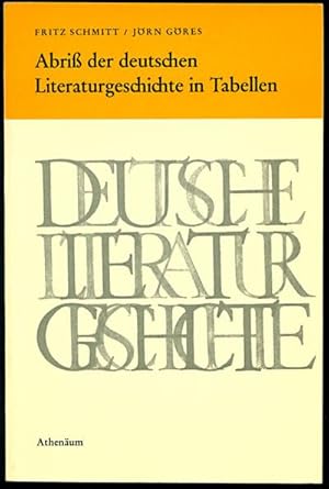 Bild des Verkufers fr Abri der Deutschen Literaturgeschichte in Tabellen zum Verkauf von Inga's Original Choices