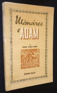 Seller image for Mmoires d'Adam for sale by Abraxas-libris