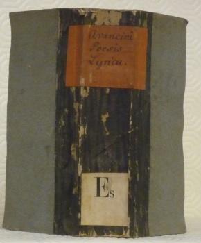 Bild des Verkufers fr Poesis Lyrica. Qua continentur Lyricorum Libri IV. et Epodon Liber Unus. zum Verkauf von Bouquinerie du Varis
