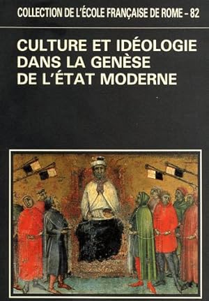 Imagen del vendedor de Culture et id�ologie dans la gen�se de l'Etat moderne. a la venta por FIRENZELIBRI SRL