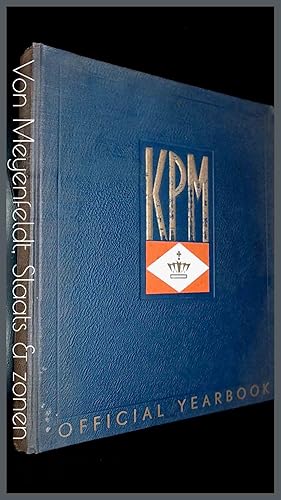 Seller image for KPM official yearbook 1937 - 1938 for sale by Von Meyenfeldt, Slaats & Sons