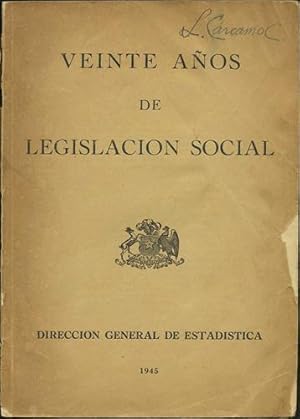 Veinte Años de Legislacion Social