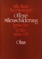 Bild des Verkufers fr Offene Milieuschilderung - lyrische texte anno 85 zum Verkauf von Der Ziegelbrenner - Medienversand