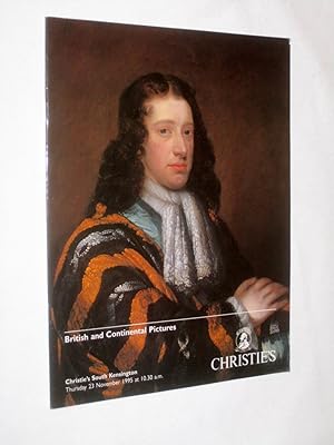 British and Continental Pictures, 23 November 1995, Christie's Auction Catalogue