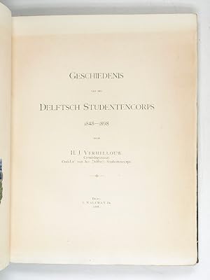 Imagen del vendedor de Geschiedenis van het Delftsch Studentencorps 1848-1898. a la venta por Antiquariat INLIBRIS Gilhofer Nfg. GmbH