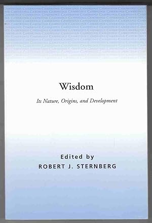 Seller image for Wisdom Its Nature, Origins, and Development for sale by Riverwash Books (IOBA)