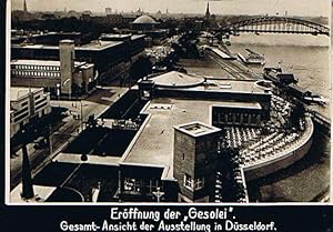 Düsseldorf - Eröffnung der "Gesolei". Gesamt-Ansicht der Ausstellung in Düsseldorf.