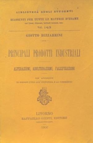 Immagine del venditore per Principali prodotti industriali. venduto da Libreria La Fenice di Pietro Freggio