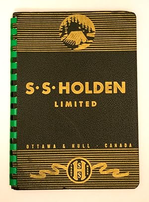 Seller image for S.S. Holden Limited. (Ottawa& Hull, Canada). Catalogue No. 8. Tents and accessories, Blankets,Flags, Awnings, Horse Covers, Tarpaulins for sale by J. Patrick McGahern Books Inc. (ABAC)
