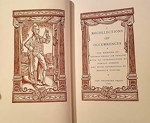 RECOLLECTIONS OF OCCURRENCES. THE MEMOIRS OF THOMAS SNAGG (OR SNAGGE)