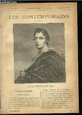 Bild des Verkufers fr Lord Byron (1788-1824). LES CONTEMPORAINS N8 zum Verkauf von Le-Livre