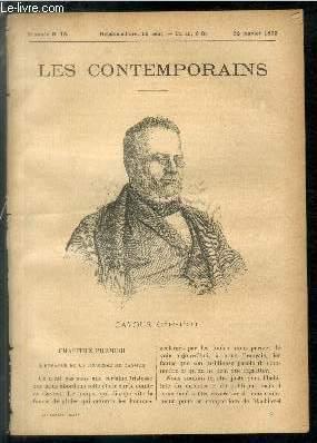 Bild des Verkufers fr Cavour (1810-1861) LES CONTEMPORAINS N15 zum Verkauf von Le-Livre