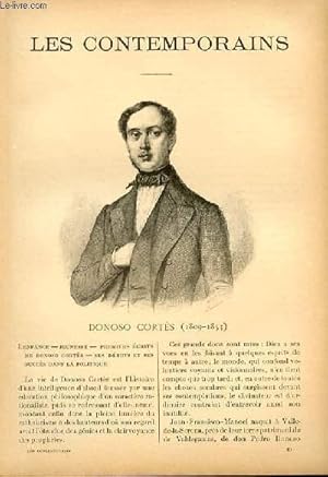 Seller image for Donoso Corts (1809-1853). LES CONTEMPORAINS N83 for sale by Le-Livre