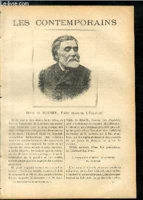 Bild des Verkufers fr Henri de Bornier, pote franais (1825-1901). LES CONTEMPORAINS N 627 zum Verkauf von Le-Livre