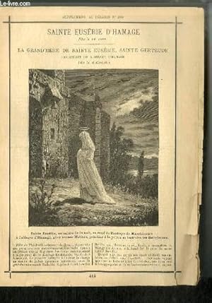 Vies des Saints n° 418 - Sainte Eubésie d'Hamage - fête le 16 mars - La grand'mère de Sainte Eusé...