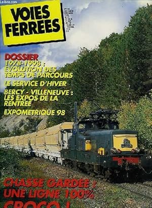 Image du vendeur pour VOIES FERREES, N 110, NOV.-DEC. 1998 mis en vente par Le-Livre