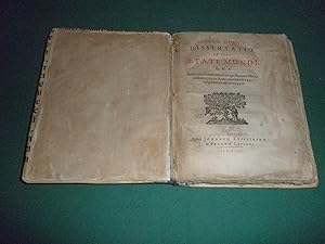 Immagine del venditore per Dissertatio de vera Aetati Mundi qua sententia islorum refellitur qui statuunt Natale Mundi tempus Annis minimum 1440 vulgarem aeram anticipare. Defensio dissertationis de vera aetate mundi contra castigationes Isaaci Vossii venduto da LIBRERIA ANTICUARIA EPOPEYA