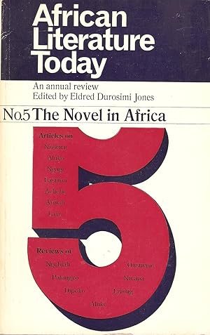 Seller image for African Literature Today - No. 5 The novel in Africa for sale by Black Voices