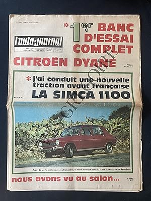 L'AUTO-JOURNAL-N°439-JEUDI 12 OCTOBRE 1967