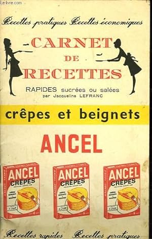 Image du vendeur pour CARNET DE RECETTES. CRPES ET BEIGNETS mis en vente par Le-Livre
