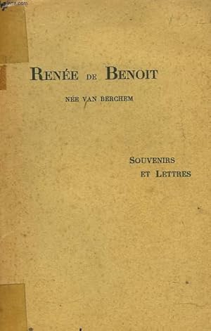 Bild des Verkufers fr SOUVENIRS ET LETTRES zum Verkauf von Le-Livre