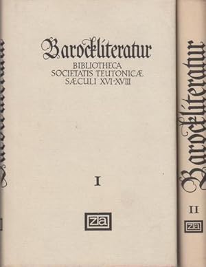 Bibliotheca societatis teutonicae saeculi XVI-XVIII : (Barockliteratur) Katalog der Büchersammlun...