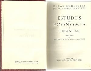 ESTUDOS DE ECONOMIA E FINANÇAS