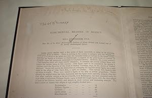 Monumental Brasses in Surrey (extract from St Pauls Eccles Society Vol. 3 Part IV 1894)