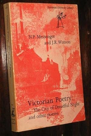 Immagine del venditore per Victorian Poetry: The City of Dreadful Night, and Other Poems venduto da Veery Books