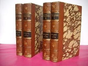 HISTOIRE DE LA REVOLUTION D'ANGLETERRE (2 Vols.) with HISTOIRE DE LA REPUBLIQUE D'ANGLETERRE ET D...