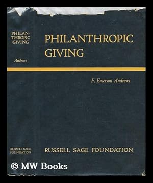 Imagen del vendedor de Philanthropic Giving a la venta por MW Books