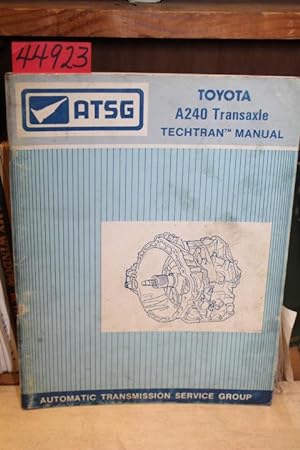 Seller image for Toyota A140 Transaxle -- Techtran Manual for sale by Princeton Antiques Bookshop