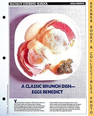 McCall's Cooking School Recipe Card: Eggs, Cheese 20 - Eggs Benedict : Replacement McCall's Recip...