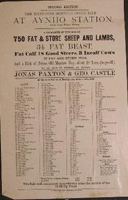A Catalogue of Upwards of 750 Fat & Store Sheep and Lambs, 34 Fat Beast, Fat Calf, Steers, Cows, ...