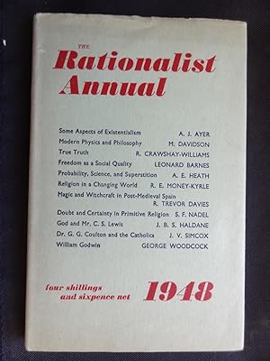 Imagen del vendedor de THE RATIONALIST ANNUAL FOR THE YEAR 1948 a la venta por Douglas Books