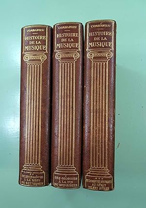 Histoire de la Musique. Des origines au début du XX° siècle. 3 volumes : Des origines à la fin du...