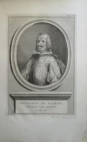 Bild des Verkufers fr Portrt. Brustbild im Oval. Original - Kupferstich von B. Picart, Blattgre: 39 x 25 cm, 1729. zum Verkauf von Antiquariat Michael Eschmann