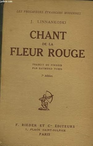 Seller image for CHANT DE LA FLEUR ROUGE for sale by Le-Livre