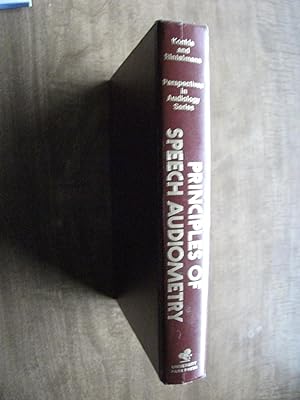 Seller image for Principles of Speech Audiometry for sale by Village Books and Music