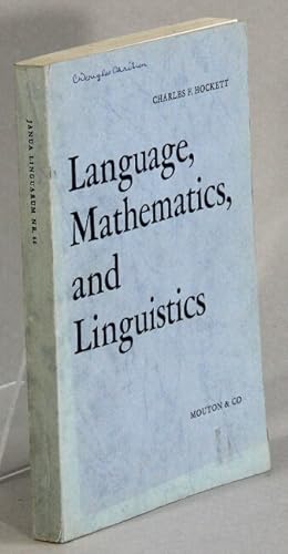 Language, mathematics, and linguistics