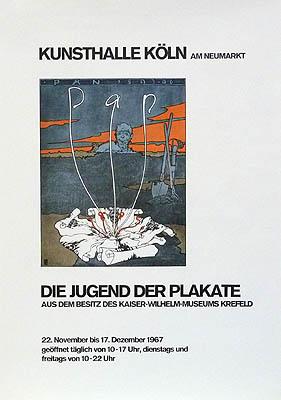 Plakat / poster: Die Jugend der Plakate. Aus dem Besitz des Kaiser-Wilhelm-Museums Krefeld. Kunst...