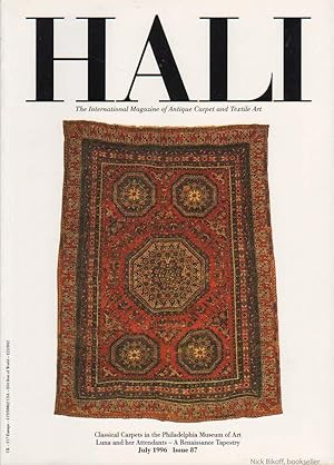 Immagine del venditore per HALI THE INTERNATIONAL MAGAZINE OF ANTIQUE CARPET AND TEXTILE ART, JULY 1996, ISSUE 87 venduto da Nick Bikoff, IOBA