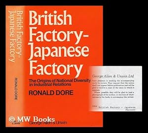 Seller image for British Factory - Japanese Factory. The Origins of National Diversity in Industrial Relations for sale by MW Books