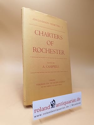 Seller image for Anglo-Saxon Charters I: Charters of Rochester for sale by Roland Antiquariat UG haftungsbeschrnkt