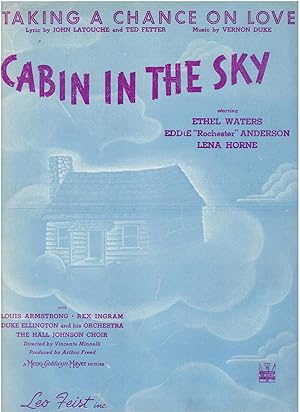 Bild des Verkufers fr Taking a Chance on Love from MGM Movie "Cabin in the Sky" (Vintage Sheet Music) zum Verkauf von Manian Enterprises