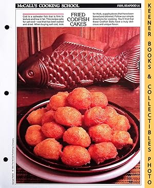 McCall's Cooking School Recipe Card: Fish, Seafood 31 - Codfish Balls : Replacement McCall's Reci...