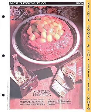 McCall's Cooking School Recipe Card: Meat 34 - Ham-Loaf Ring With Mustard-Glazed Fruits : Replace...